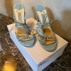 Jimmy Choo - Metal Washed Goat Turquoise
